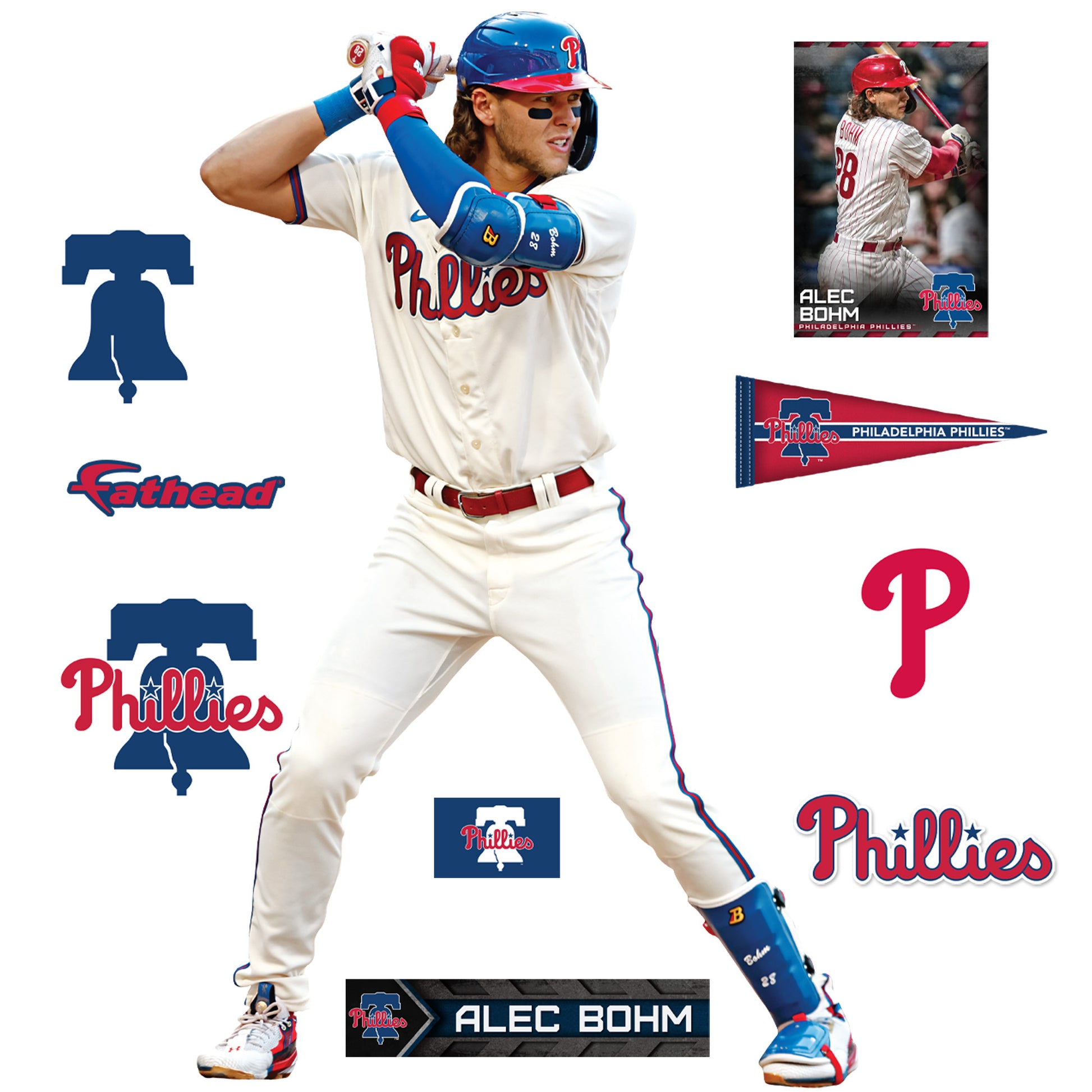 Philadelphia Phillies: Alec Bohm 2023 - Officially Licensed MLB Remova –  Fathead