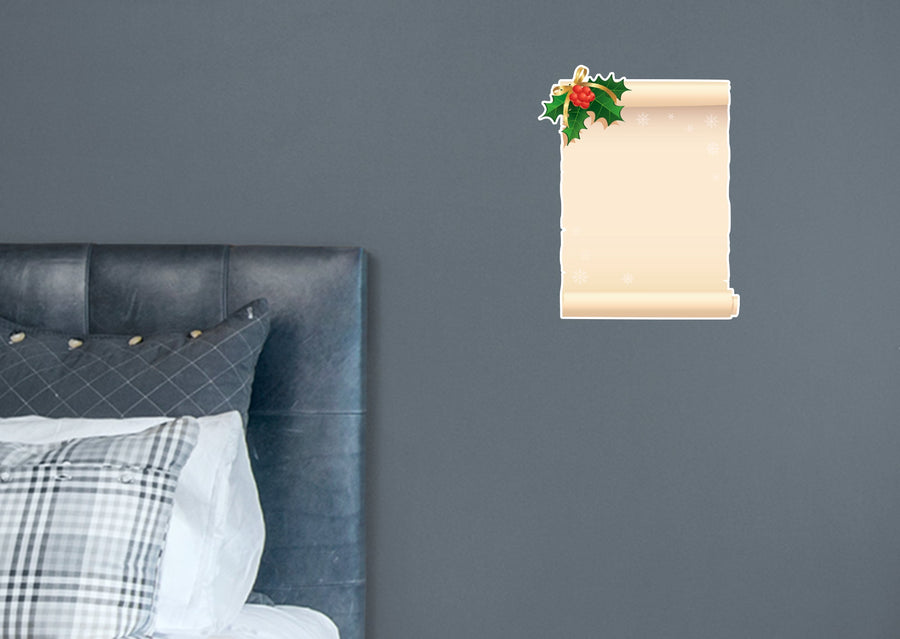 Christmas:  Holly Dry Erase        -   Removable     Adhesive Decal