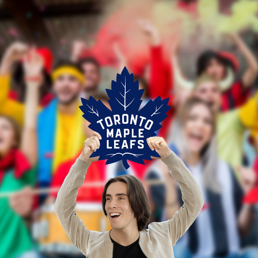 Logo - Big Head - Official NHL - Toronto Maple Leafs - Foam Core Cutout