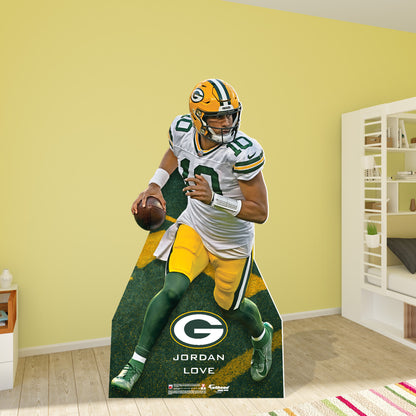 Green Bay Packers: Jordan Love 2023  Life-Size   Foam Core Cutout  - Officially Licensed NFL    Stand Out