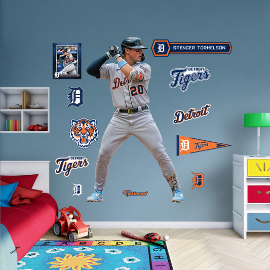 Detroit Tigers: Spencer Torkelson 2023        - Officially Licensed MLB Removable     Adhesive Decal
