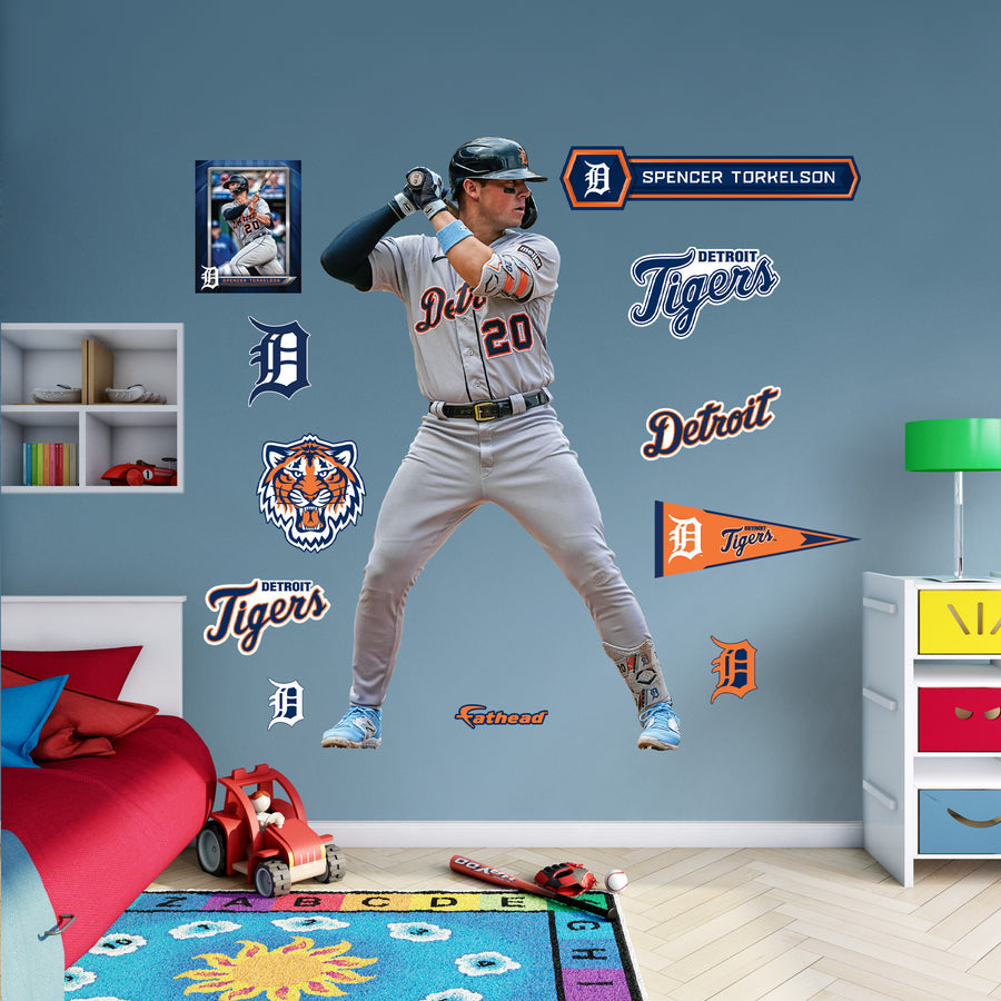 Spencer Torkelson - RealBig Collection - Official MLB - Detroit Tigers - Reusable Vinyl Wall Decals #2