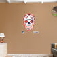 Illinois Fighting Illini:   Skull        - Officially Licensed NCAA Removable     Adhesive Decal
