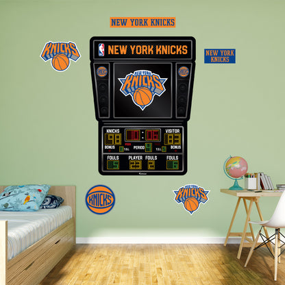 New York Knicks - RealBig Scoreboard Collection - Official NBA - Reusable Vinyl Wall Decals