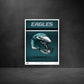 Philadelphia Eagles - Helmet Series - Peel & Stick Poster - Official NFL - Reusable Vinyl Wall Decal