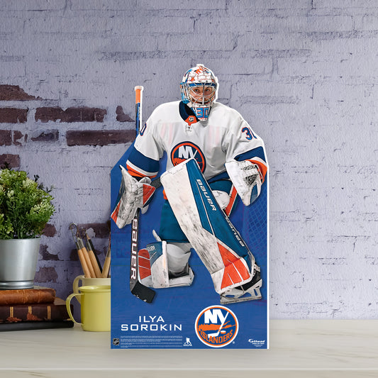 New York Islanders: Ilya Sorokin   Mini   Cardstock Cutout  - Officially Licensed NHL    Stand Out