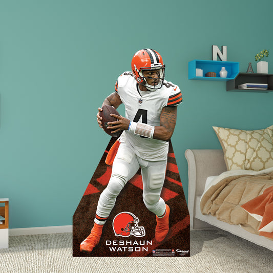 Cleveland Browns: Deshaun Watson 2023  Life-Size   Foam Core Cutout  - Officially Licensed NFL    Stand Out