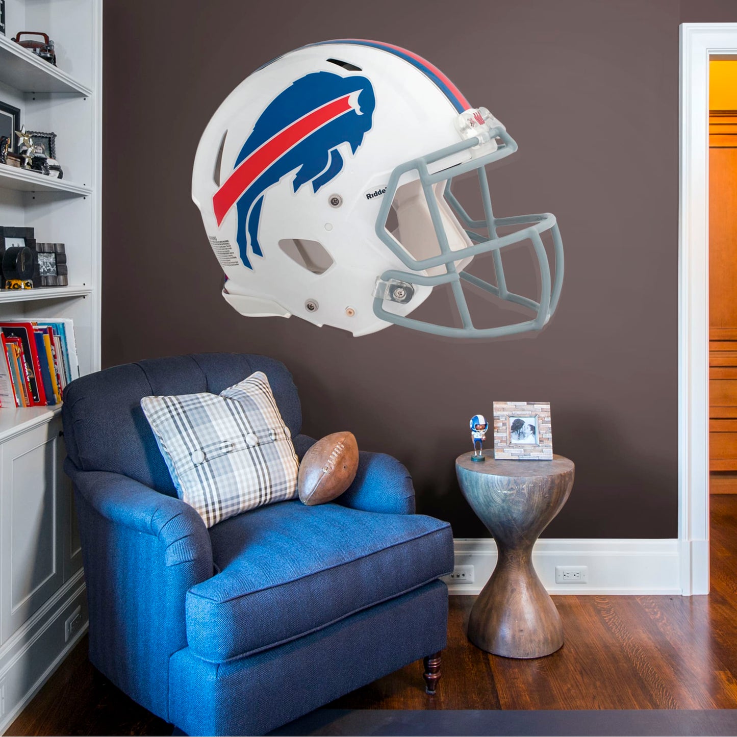Buffalo Bills:  Helmet        - Officially Licensed NFL Removable Wall   Adhesive Decal