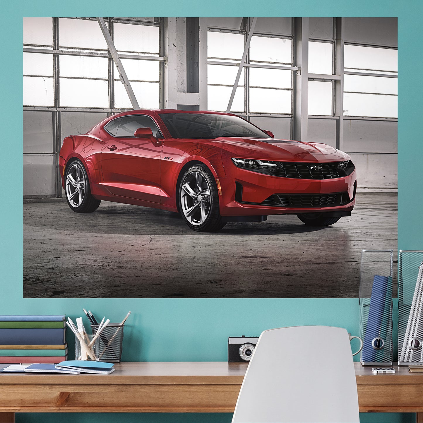 Chevrolet: Camaro Mural        - Officially Licensed General Motors Removable Wall   Adhesive Decal