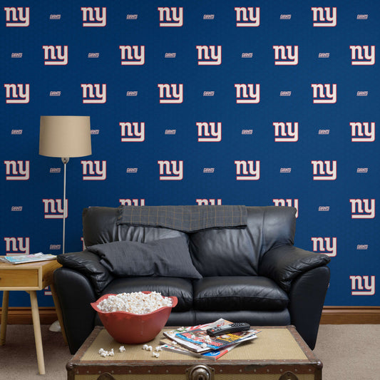 New York Giants:  Logo        - Officially Licensed NFL  Peel & Stick Wallpaper