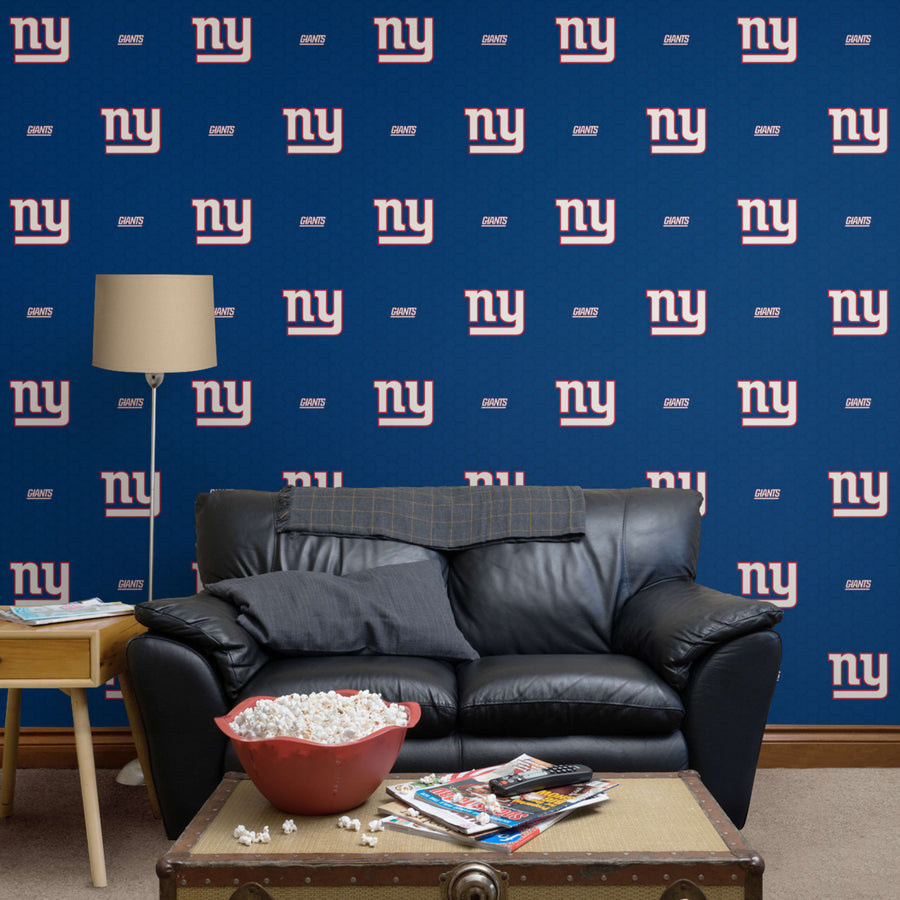 New York Giants - Logo - Peel & Stick Wallpaper - Official NFL - Reusable Vinyl Wall Decals #1