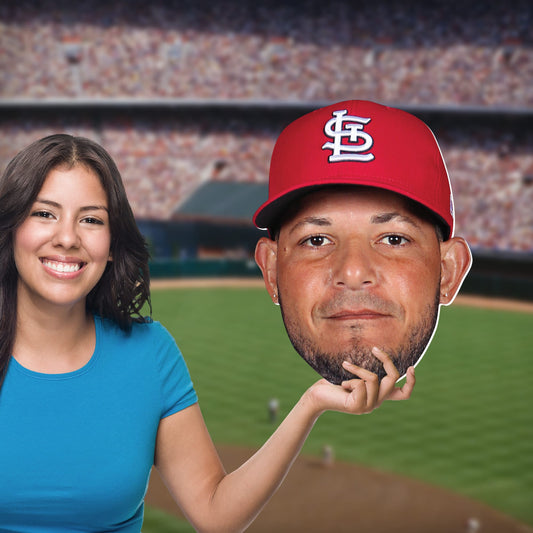 St. Louis Cardinals: Yadier Molina    Foam Core Cutout  - Officially Licensed MLB    Big Head