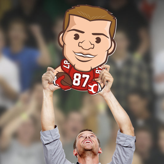 Tampa Bay Buccaneers: Rob Gronkowski 2020-21 Emoji   Foam Core Cutout  - Officially Licensed NFL    Big Head