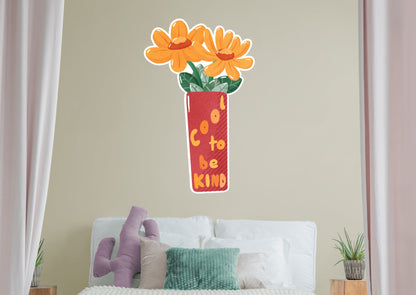Cool to be Kind Sunflower        - Officially Licensed Big Moods Removable     Adhesive Decal