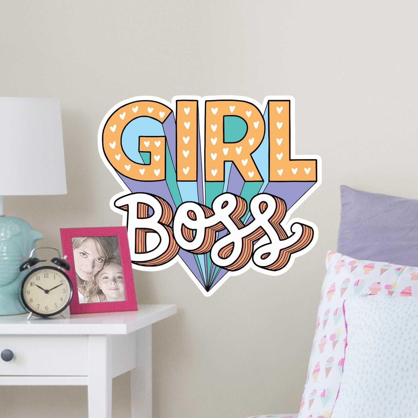 Girl Boss        - Officially Licensed Big Moods Removable     Adhesive Decal