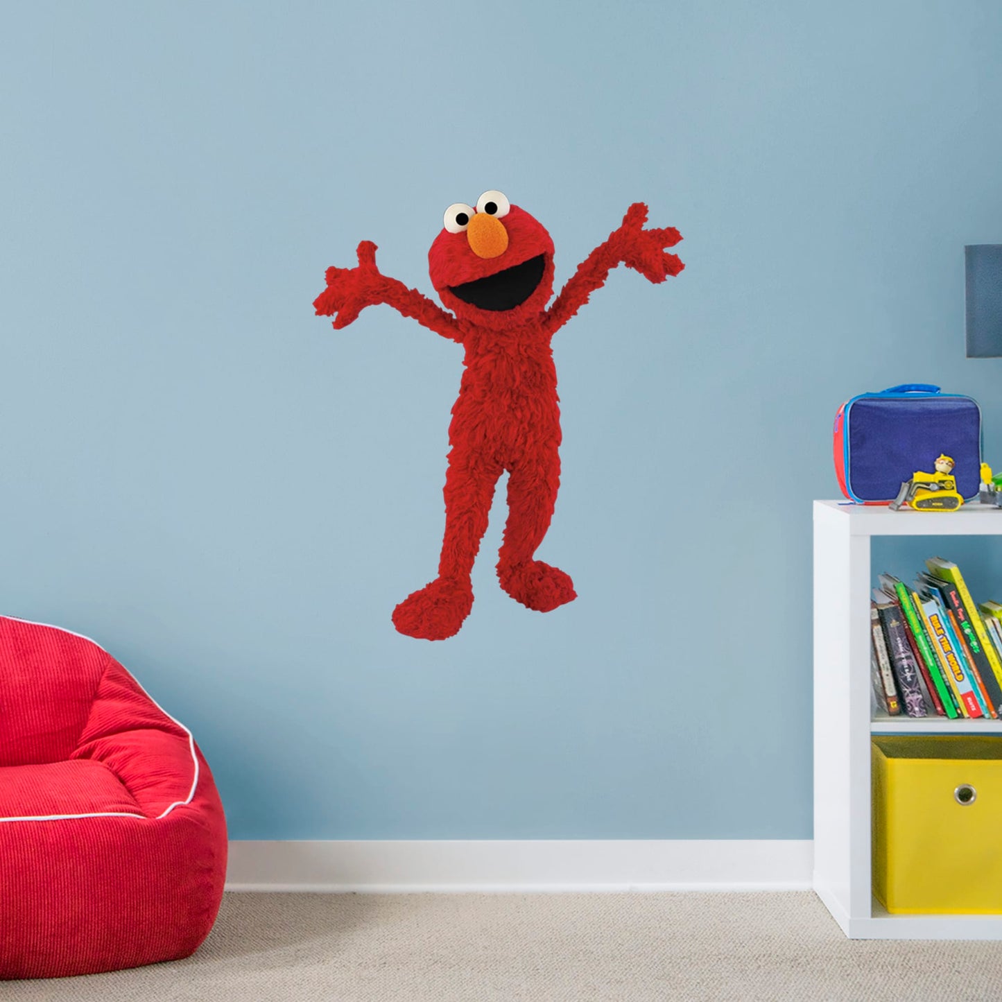 Elmo         - Officially Licensed Sesame Street Removable Wall   Adhesive Decal