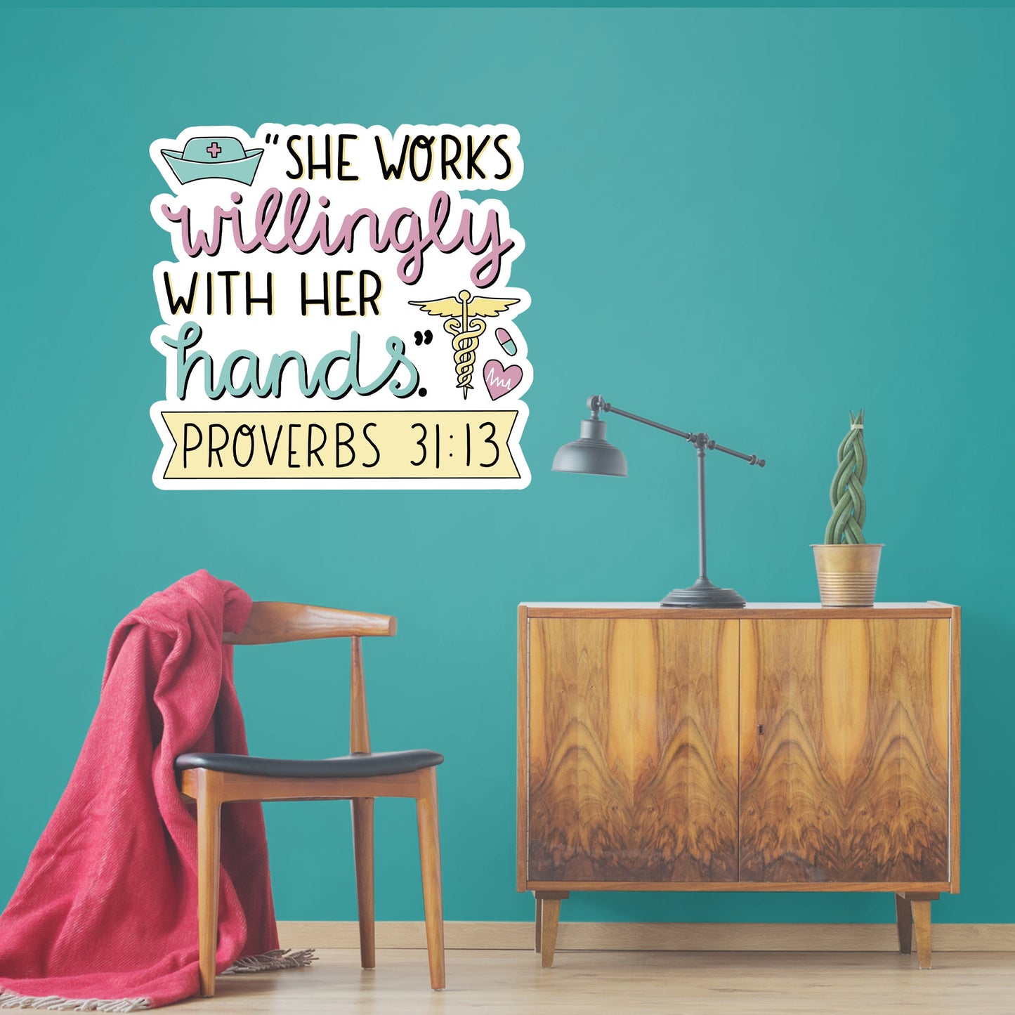 Nurse Proverbs        - Officially Licensed Big Moods Removable     Adhesive Decal