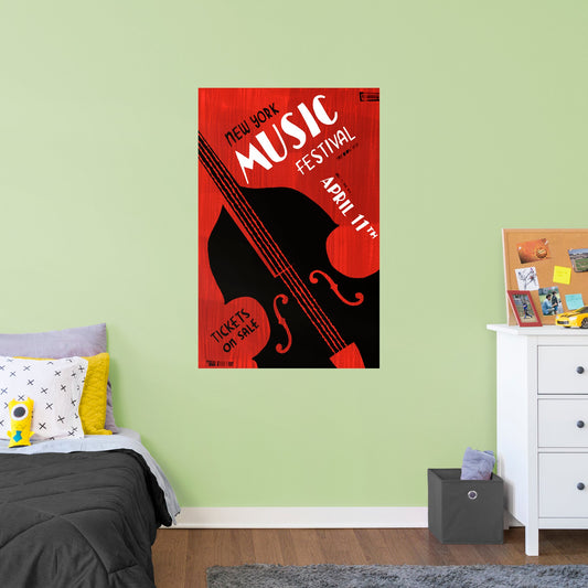 Soul Movie:  Music Festival Mural        - Officially Licensed Disney Removable Wall   Adhesive Decal