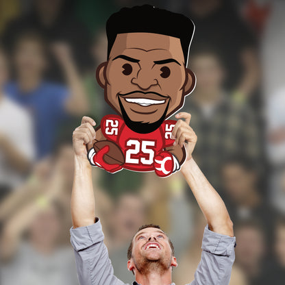 Kansas City Chiefs: Clyde Edwards-Helaire 2020-21 Emoji   Foam Core Cutout  - Officially Licensed NFL    Big Head