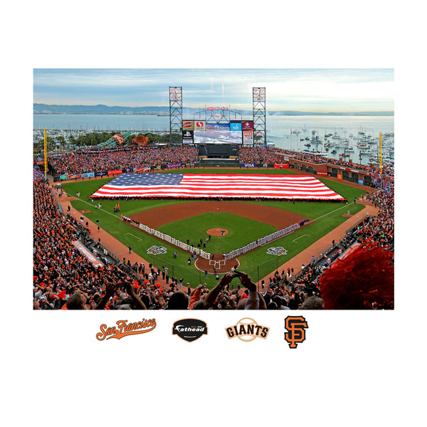 San Francisco Giants Mosaic Wall Art Print of AT&T Park made of over 3 –  Big Wall Mosaics