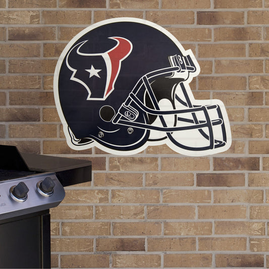 Houston Texans:  Helmet        - Officially Licensed NFL    Outdoor Graphic