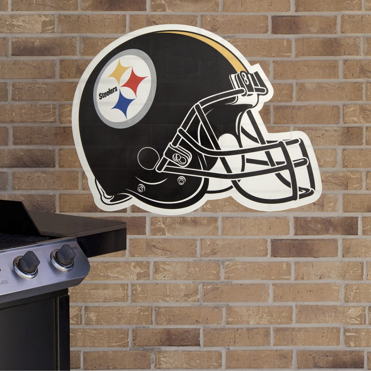 Pittsburgh Steelers:  Helmet        - Officially Licensed NFL    Outdoor Graphic