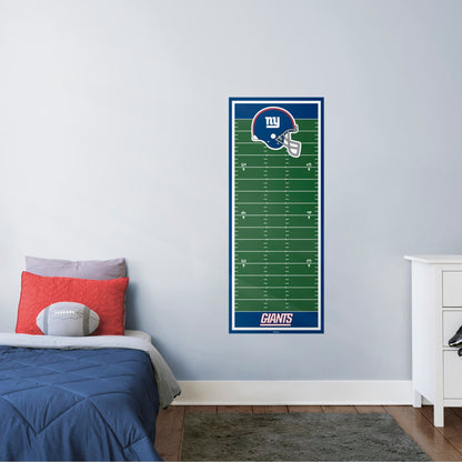 New York Giants:  Growth Chart        - Officially Licensed NFL Removable Wall   Adhesive Decal