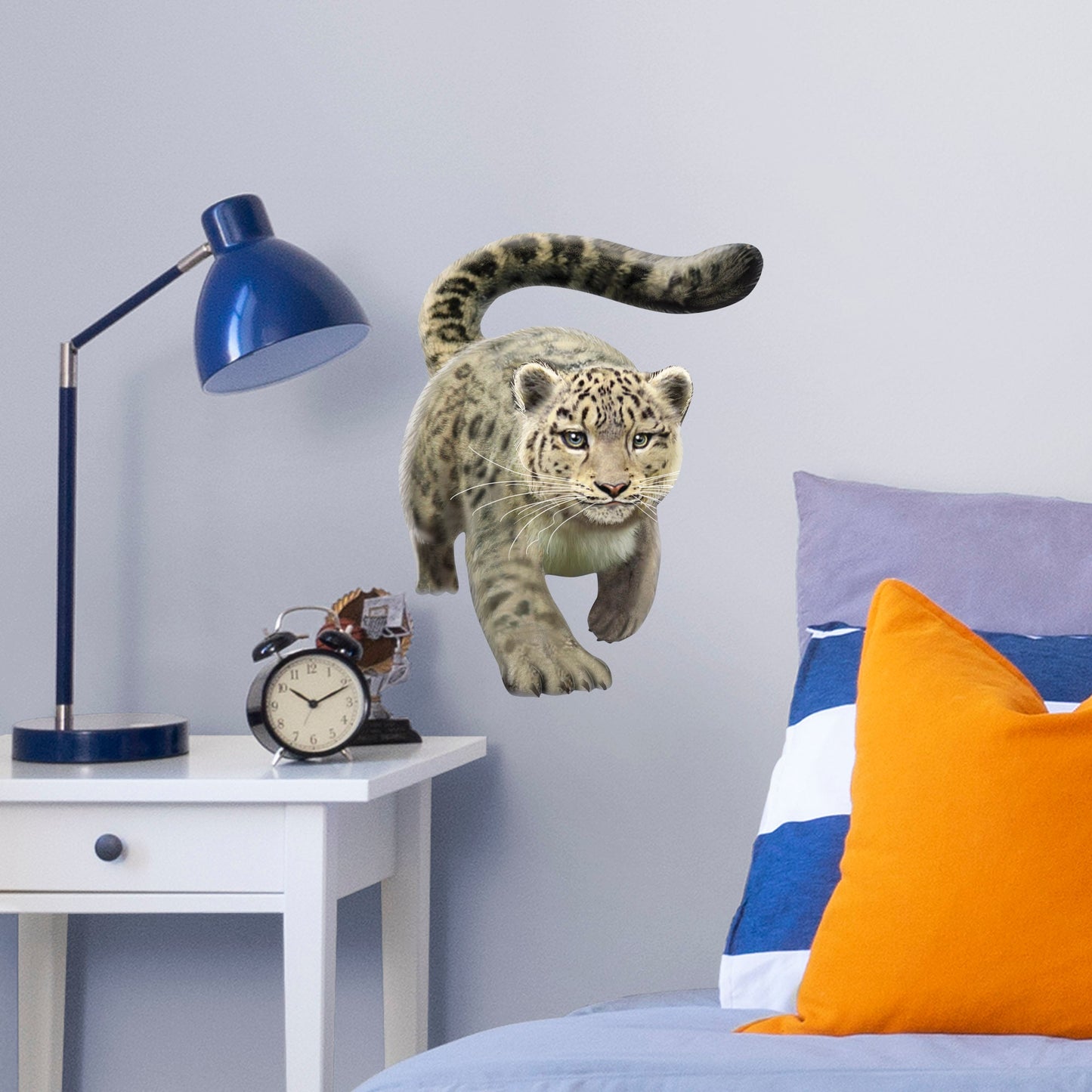 Snow Leopard - Removable Wall Decal