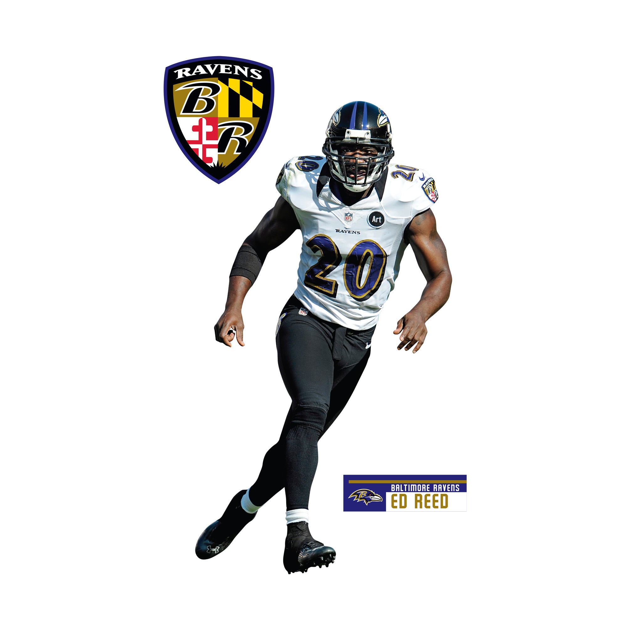 Ed Reed Removable Wall Decal | Fathead Official Site