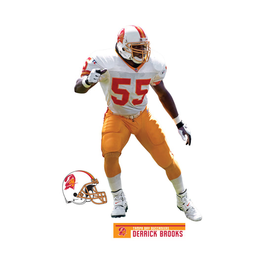 Derrick Brooks: Legend - Officially Licensed NFL Removable Wall Decal
