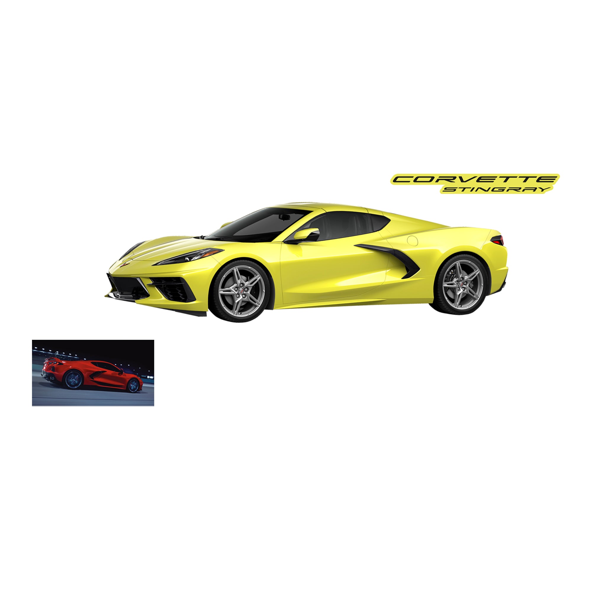 Chevrolet Corvette Yellow Stingray - RealBig Stingray Collection - Off ...