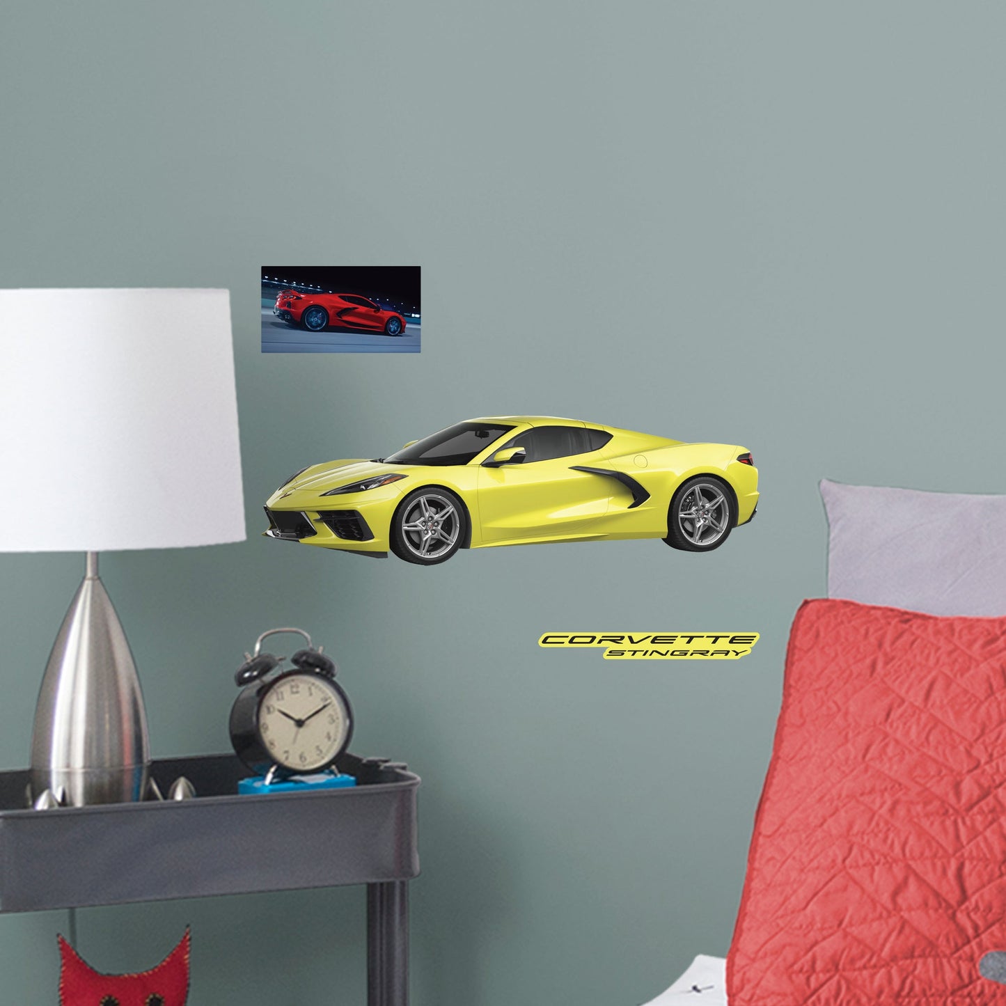 Chevrolet Corvette Yellow Stingray: Officially Licensed GM Removable Wall Decal