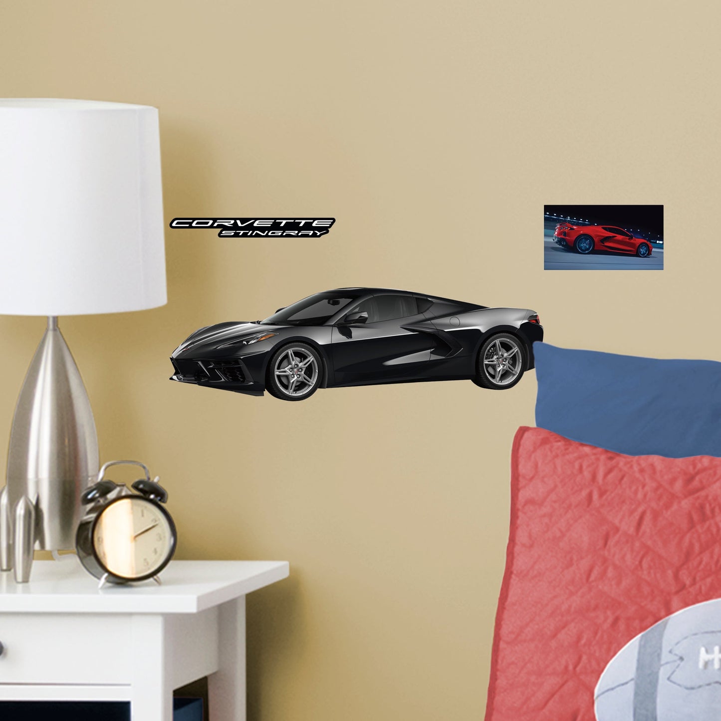 Chevrolet Corvette Black Stingray: Officially Licensed GM Removable Wall Decal