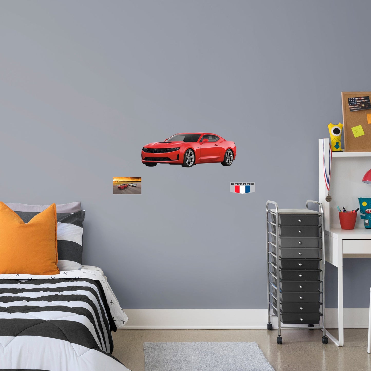 Chevrolet Red Camaro: Officially Licensed GM Removable Wall Decal