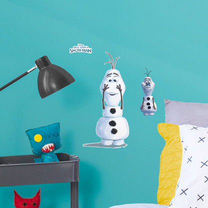 Olaf: No Nose - Frozen - Once Upon A Snowman - Officially Licensed Disney Removable Wall Decal