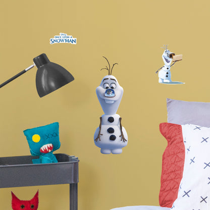 Olaf: Snowglobe - Frozen - Once Upon A Snowman - Officially Licensed Disney Removable Wall Decal