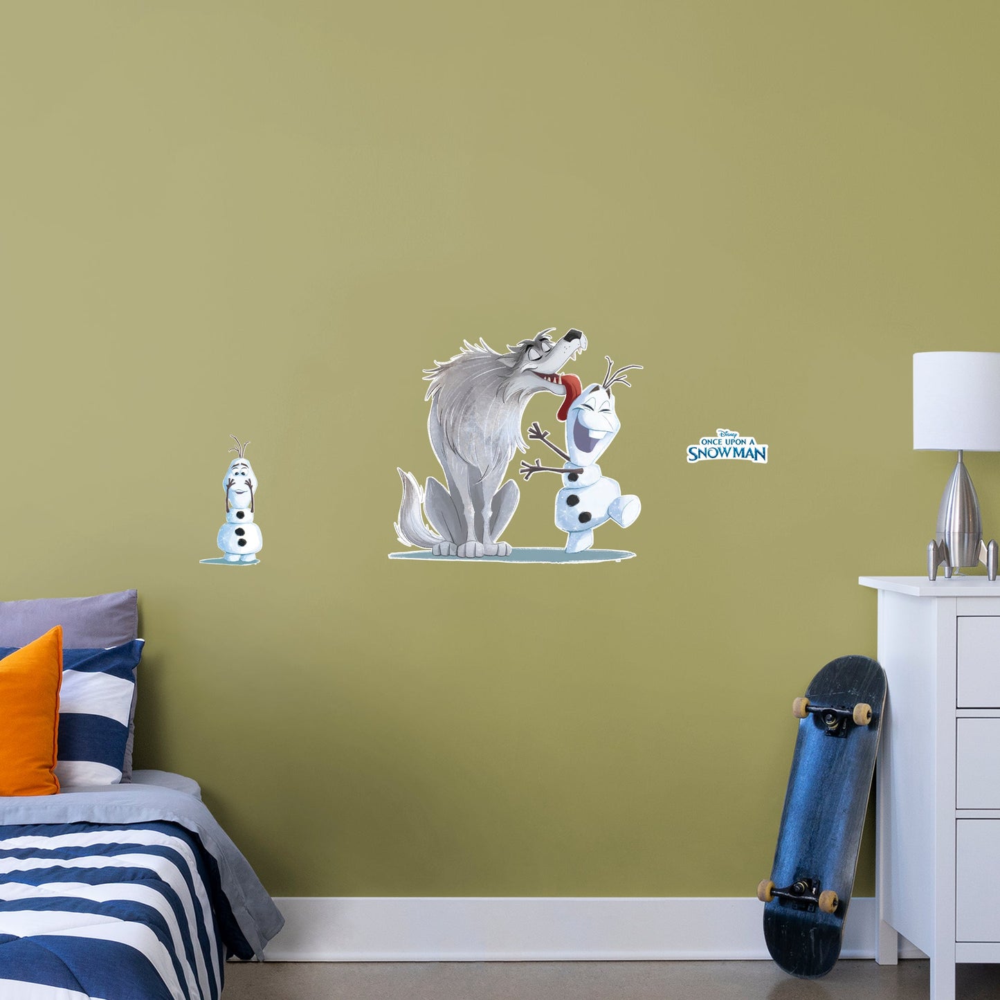 Olaf: Wolf - Once Upon A Snowman Officially Licensed Disney Removable Wall Decal