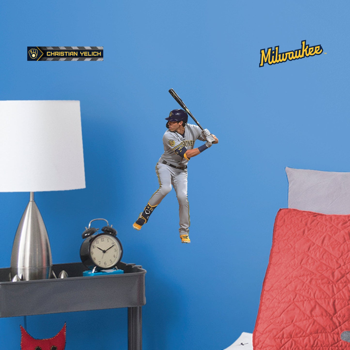 Christian Yelich: RealBig Officially Licensed MLB Removable Wall Decal