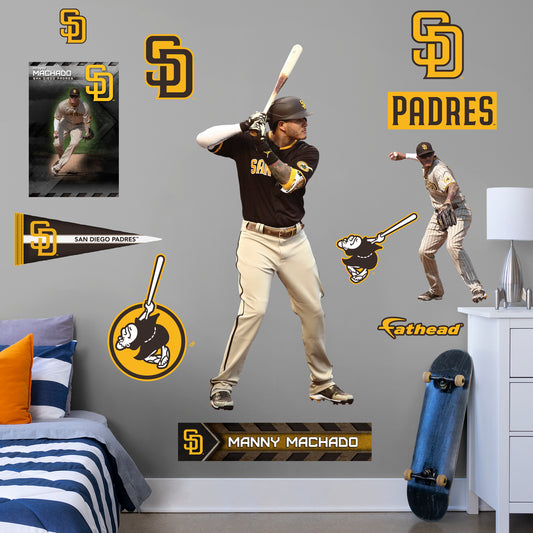 San Diego Padres: Manny Machado 2022 Poster - Officially Licensed MLB –  Fathead