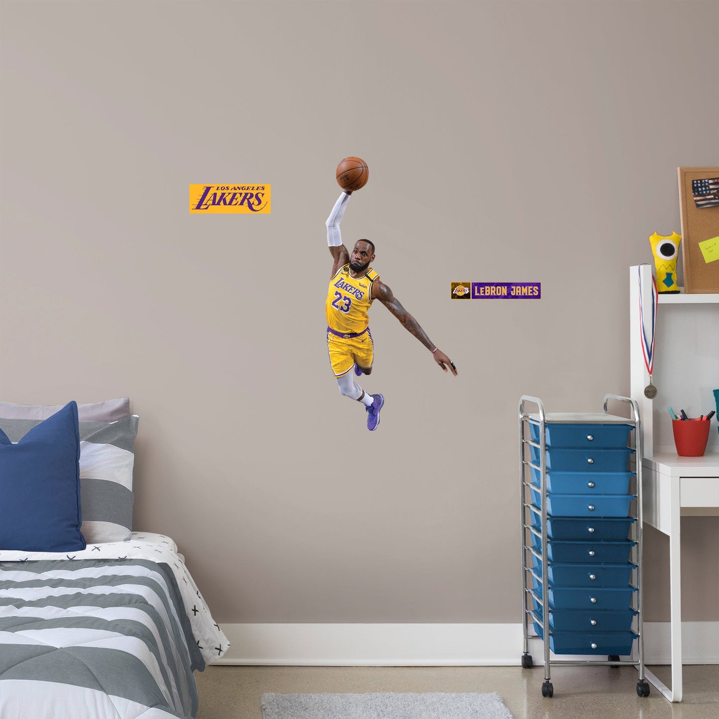 LeBron James: Dunk - Officially Licensed NBA Removable Wall Decal