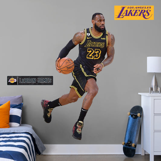 Lebron James Los Angeles Lakers Nike Jersey Swingman ICON Wish Patch Size  50 NBA