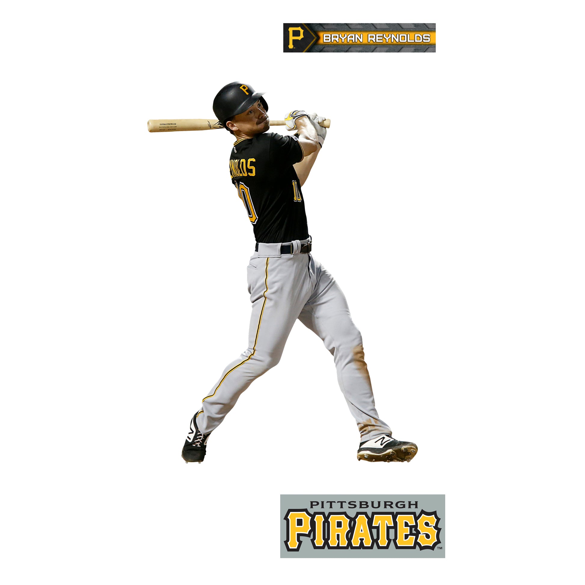Bryan Reynolds - Officially Licensed MLB Removable Wall Decal – Fathead