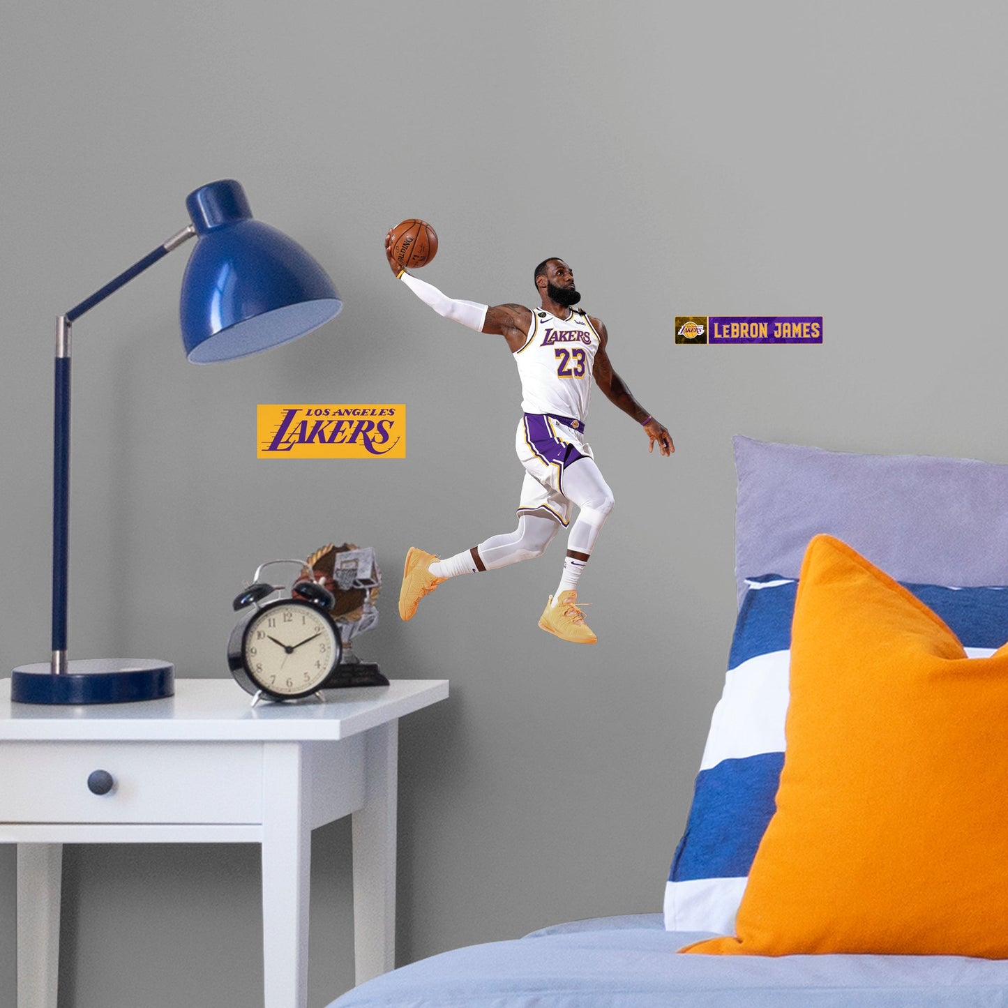 LeBron James - 2020 Finals Dunk - Officially Licensed NBA Removable Wall Decal