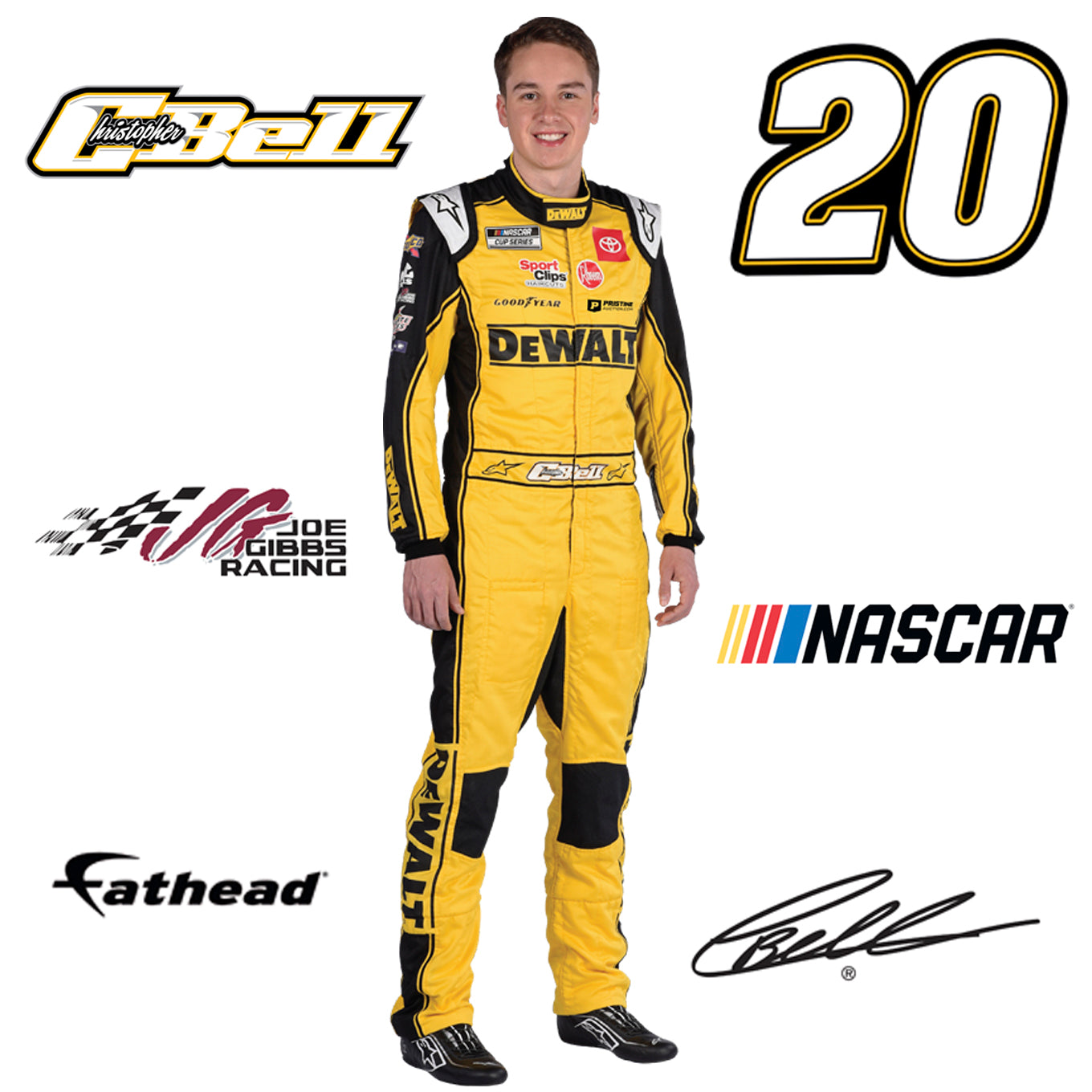 Christopher Bell - RealBig Driver Collection - Official NASCAR - Reusa ...