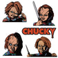 Chucky: Chucky Peekers Collection        - Officially Licensed NBC Universal Removable     Adhesive Decal