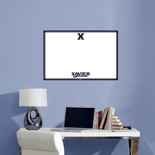 Xavier Musketeers  X-Large Dry Erase Whiteboard  - Officially Licensed NCAA Removable Wall Decal