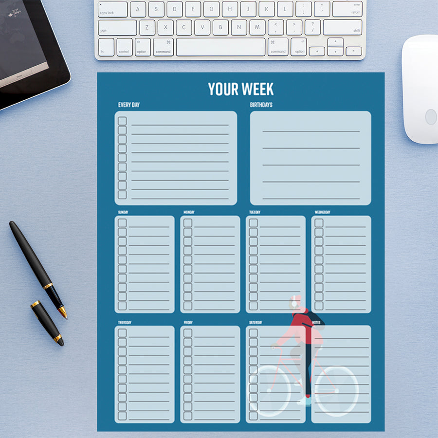 Checklist Your Week  - Removable Wall Decal