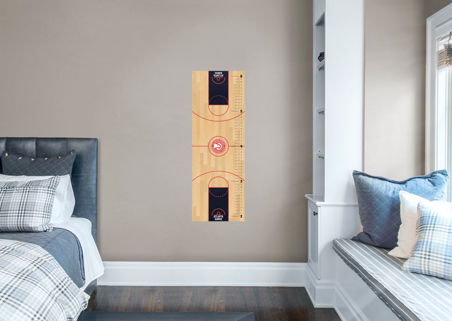 Atlanta Hawks - Growth Chart - Official NBA - Reusable Vinyl Wall Decal #2