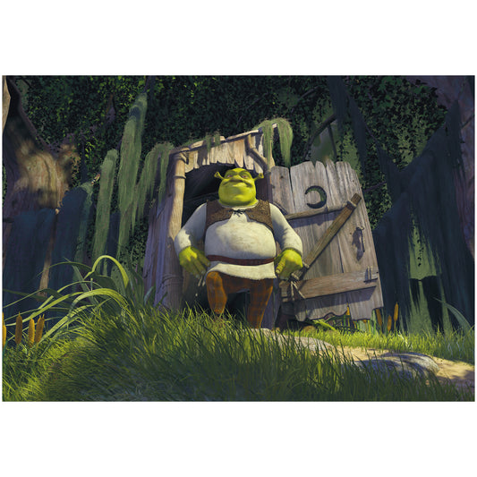 Shrek: Outhouse Mural - Officially Licensed NBC Universal Removable Adhesive Decal