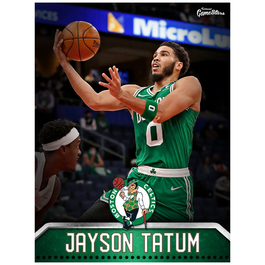 Boston Celtics Jayson Tatum  GameStar        - Officially Licensed NBA Removable Wall   Adhesive Decal